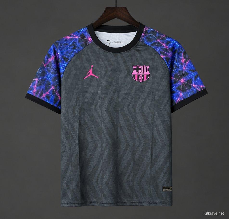 26/27 FC Barcelona x Jordan Special Edition Black Training Jersey