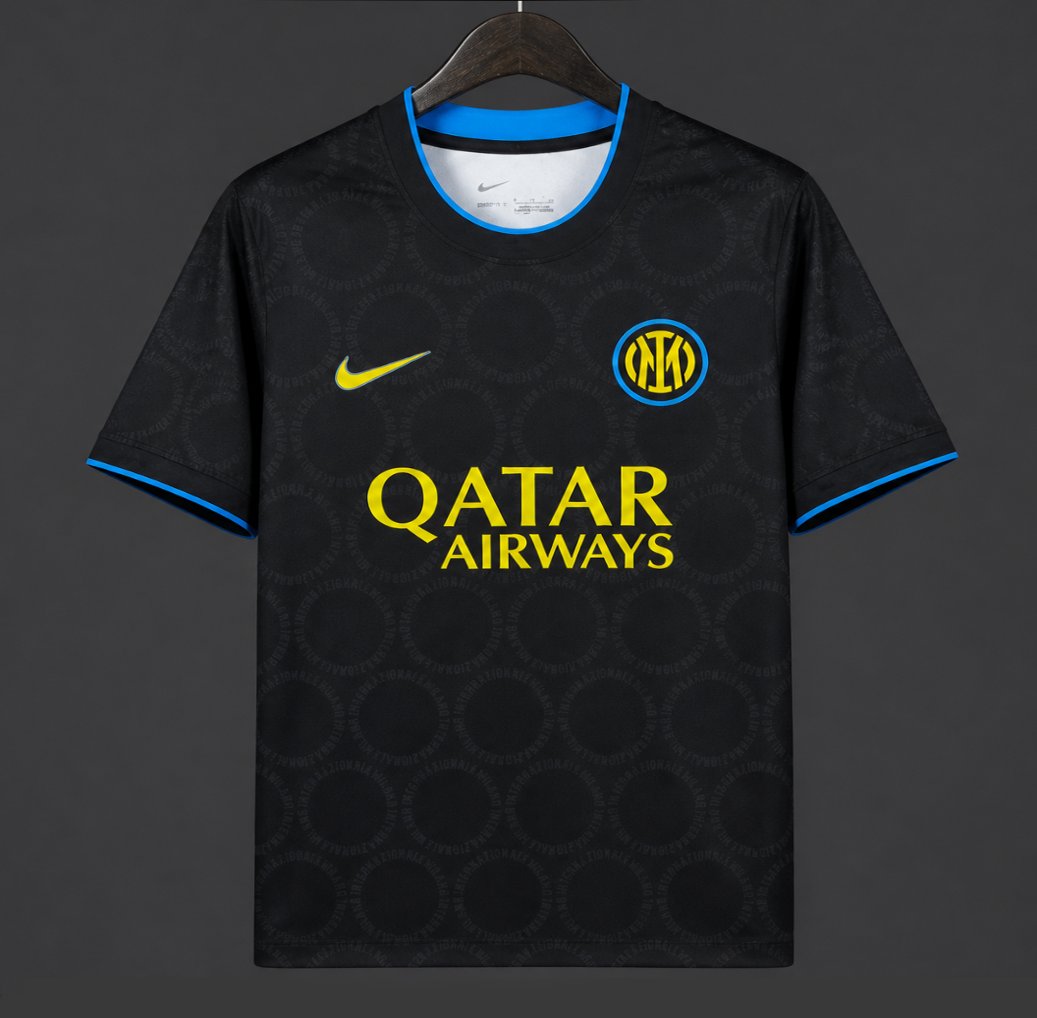 26/27 Inter Milan Academy Pro Pre-Match  Black/Yellow Jersey