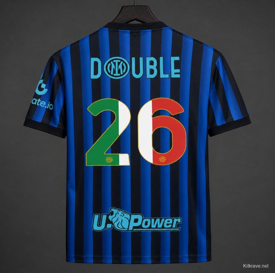 25/26 Inter Milan Home "DOUBLE 26" Special Edition Jersey