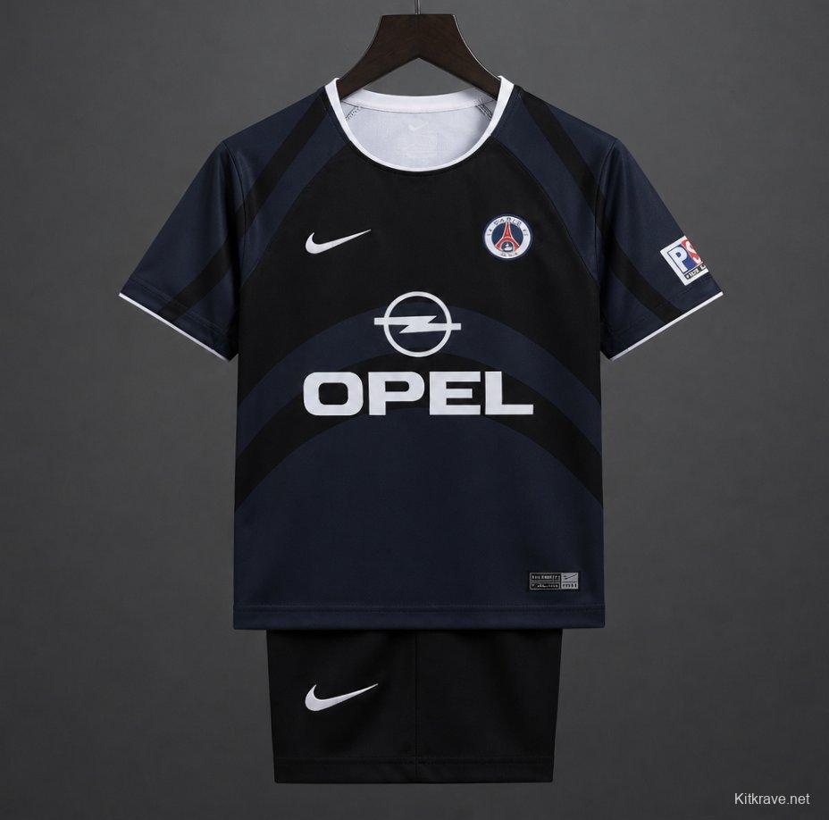 Retro  Kids 01/02 PSG/Paris Saint-Germain Third Jersey