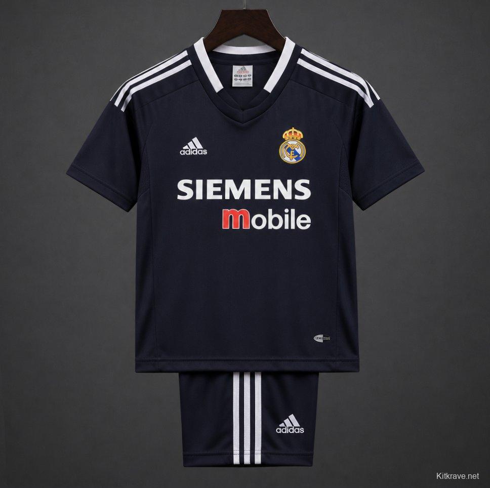 Retro Kids 04/05 Real Madrid Away Jersey