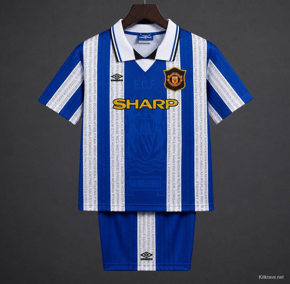 Retro Kids 94/96 Manchester United Third Jersey