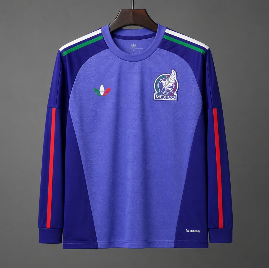 2026 Meixco Away Goalkeeper Purple Long Sleeve Jersey