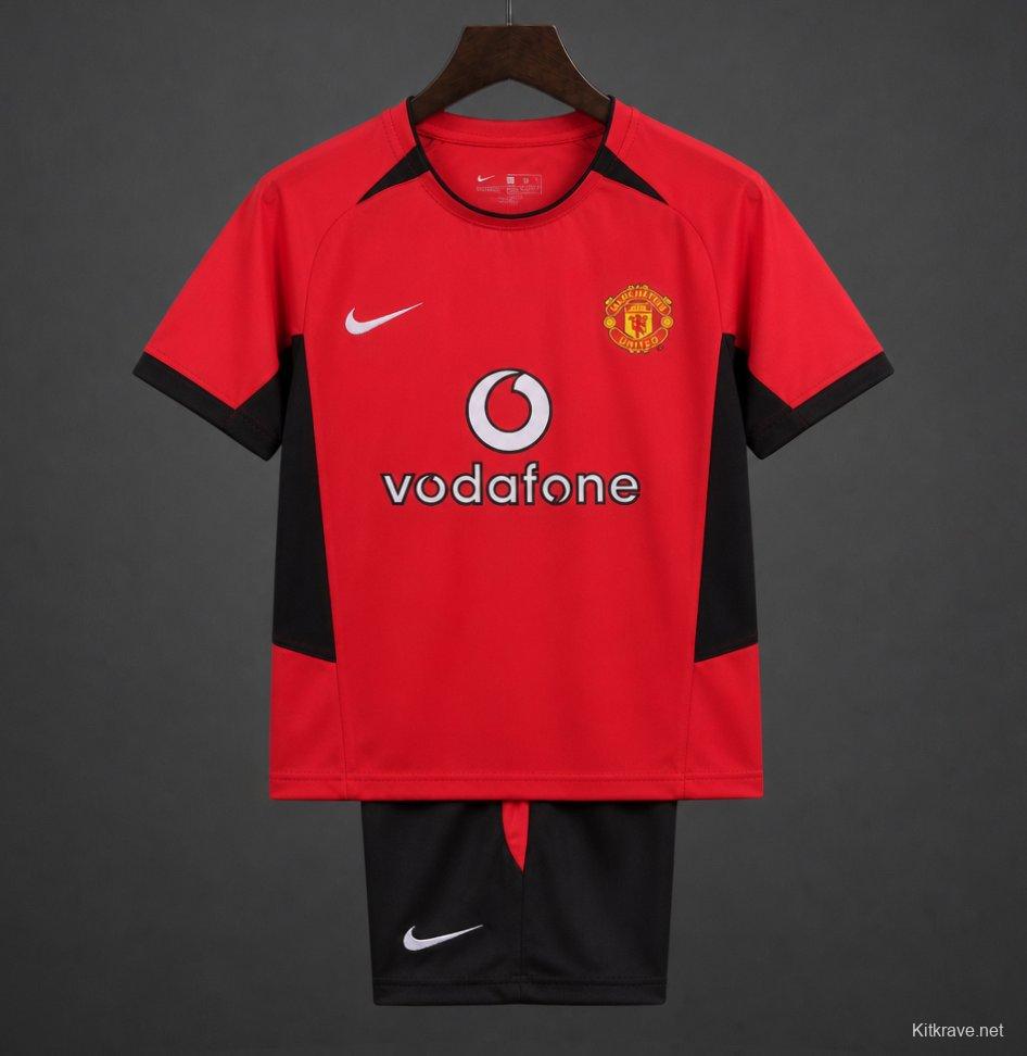 Retro Kids 10/11 Manchester United Home Jersey