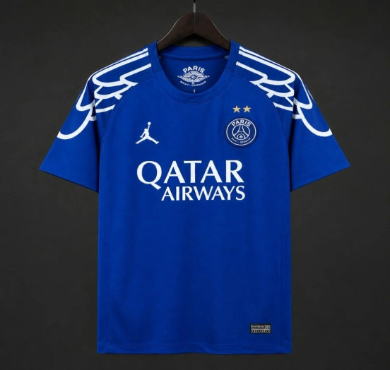2 Stars 24/25 PSG Forth Blue Jersey