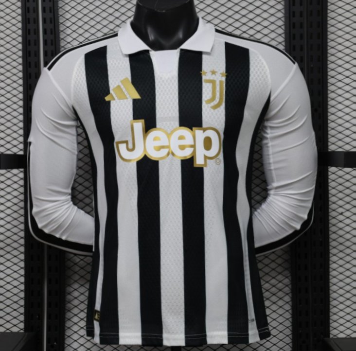 Player Version 26/27 Juventus Home Long Sleeve Jersey