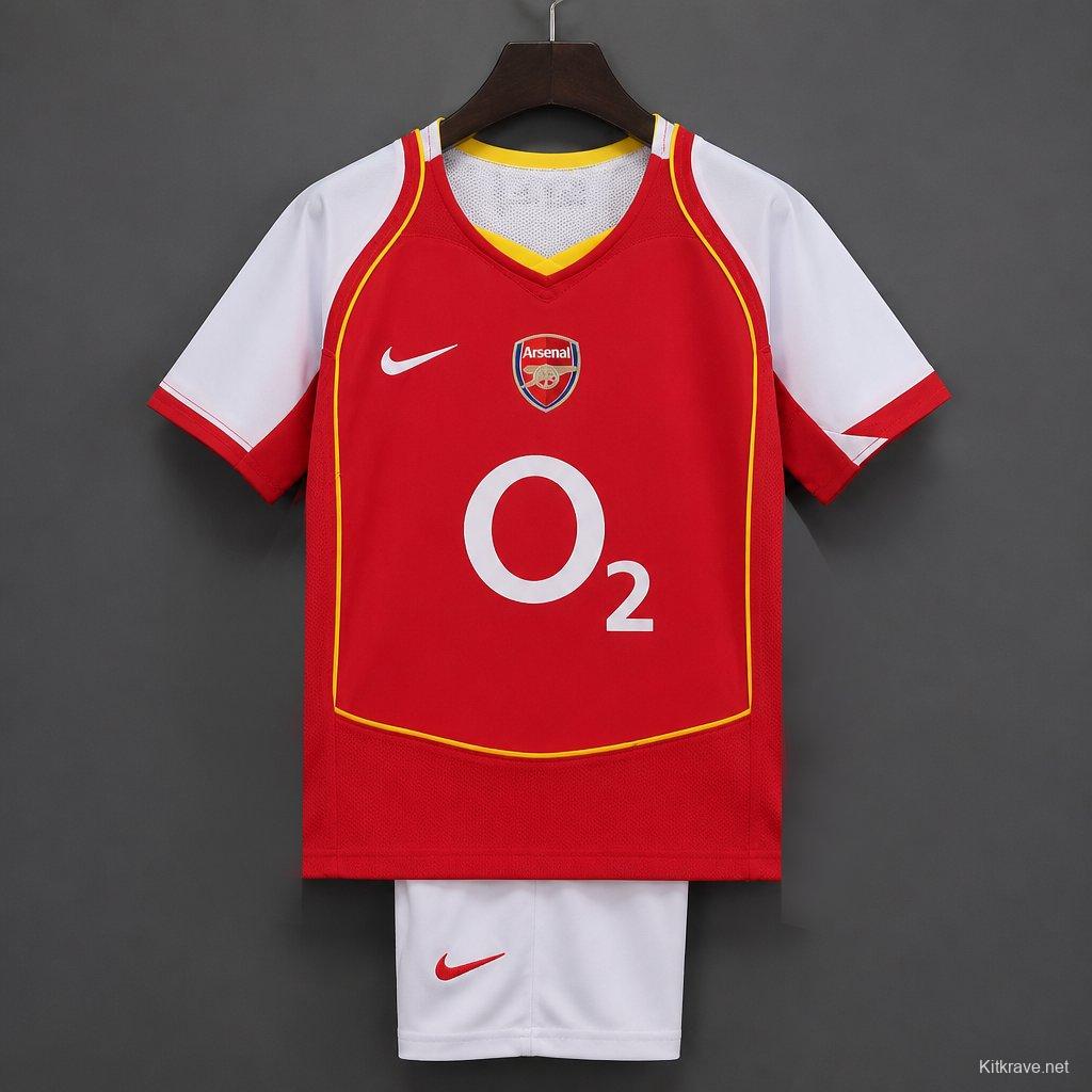Retro Kids 04/05 Arsenal Home Jersey
