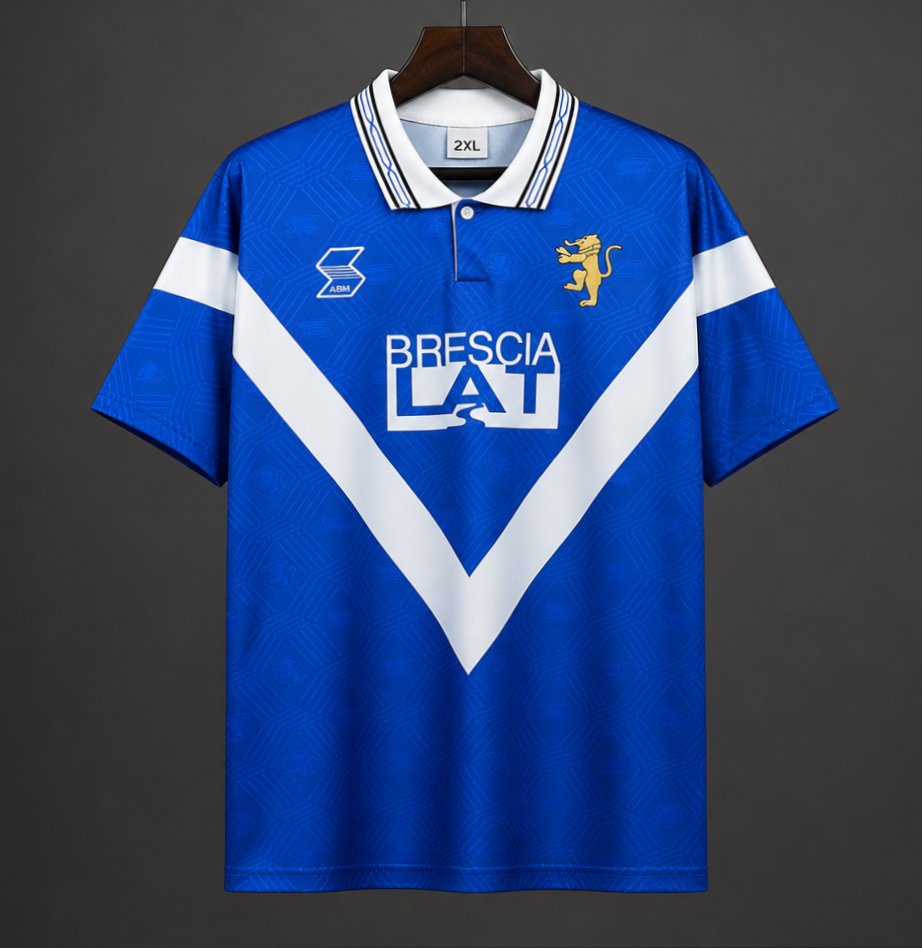 Retro 94/96 Brescia Calcio Blue Home Jersey