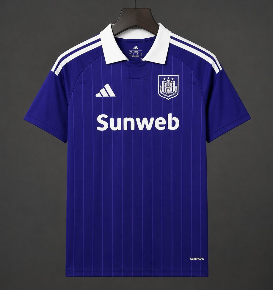 26/27 RSC Anderlecht Purple Pinstripe Home Jersey