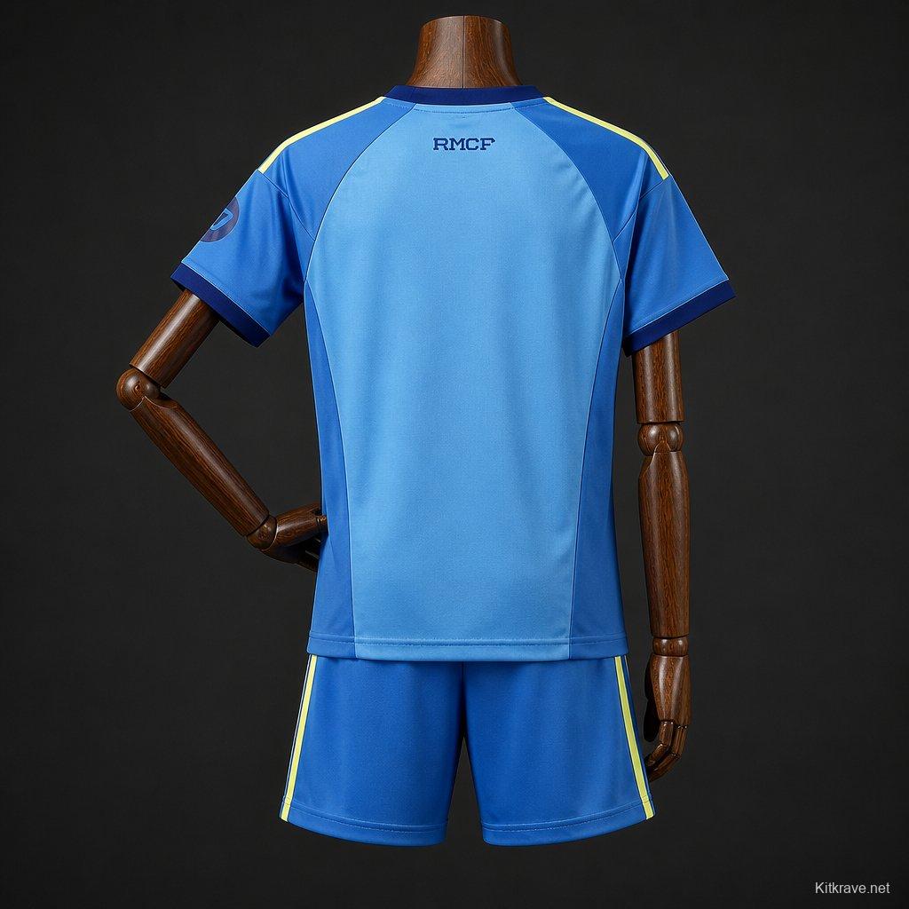 26/27 Kids Real Madrid Goalkeeper Away  Blue Jersey