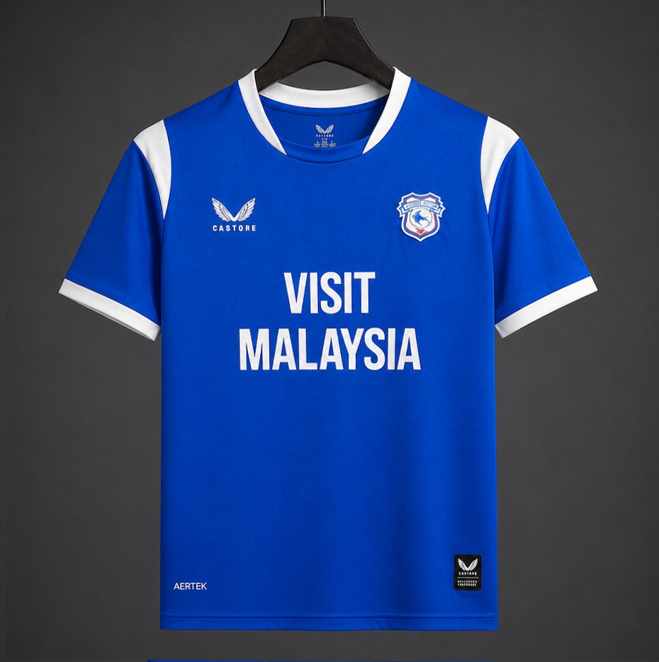 26/27 Cardiff City Home  Jersey