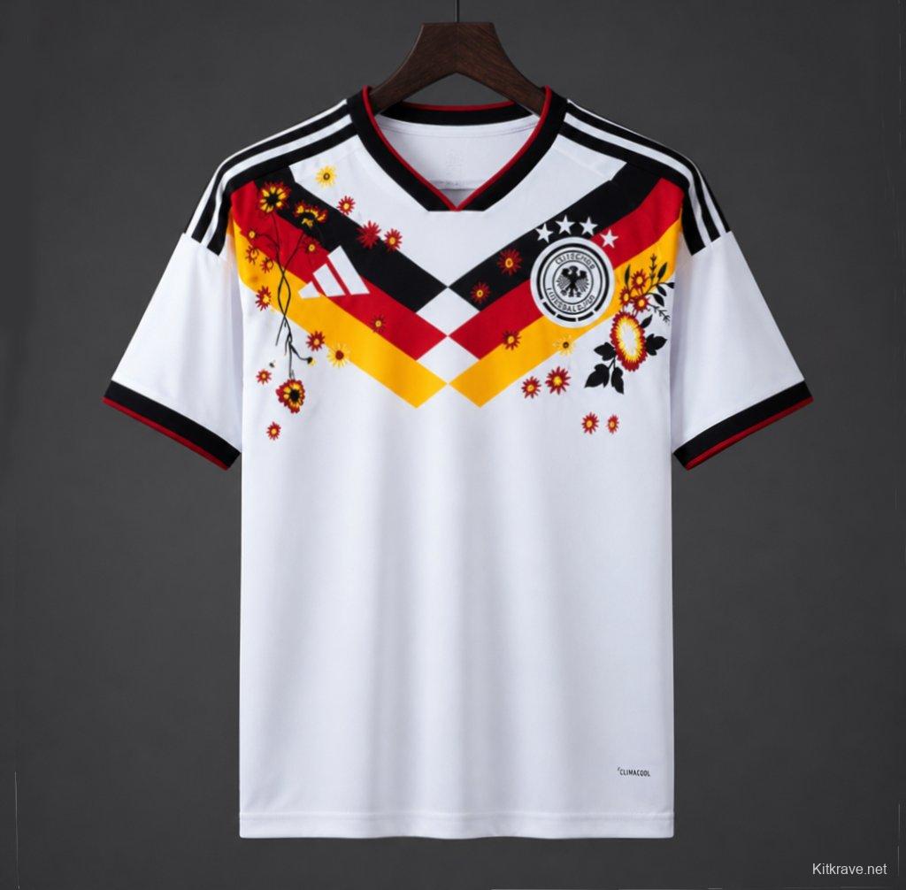 2026 Germany Home Embroidery Art Edition Jersey