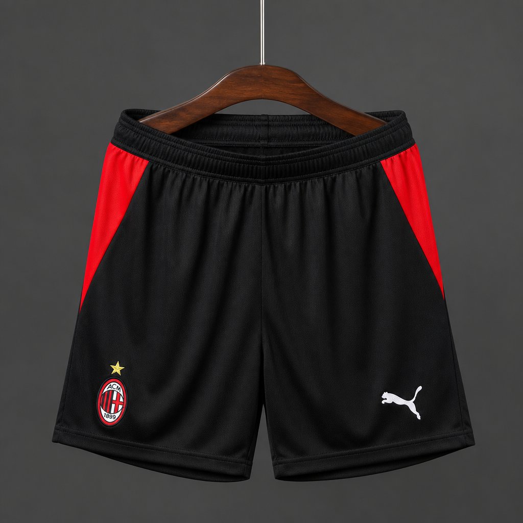 26/27 AC Milan Home Black Shorts