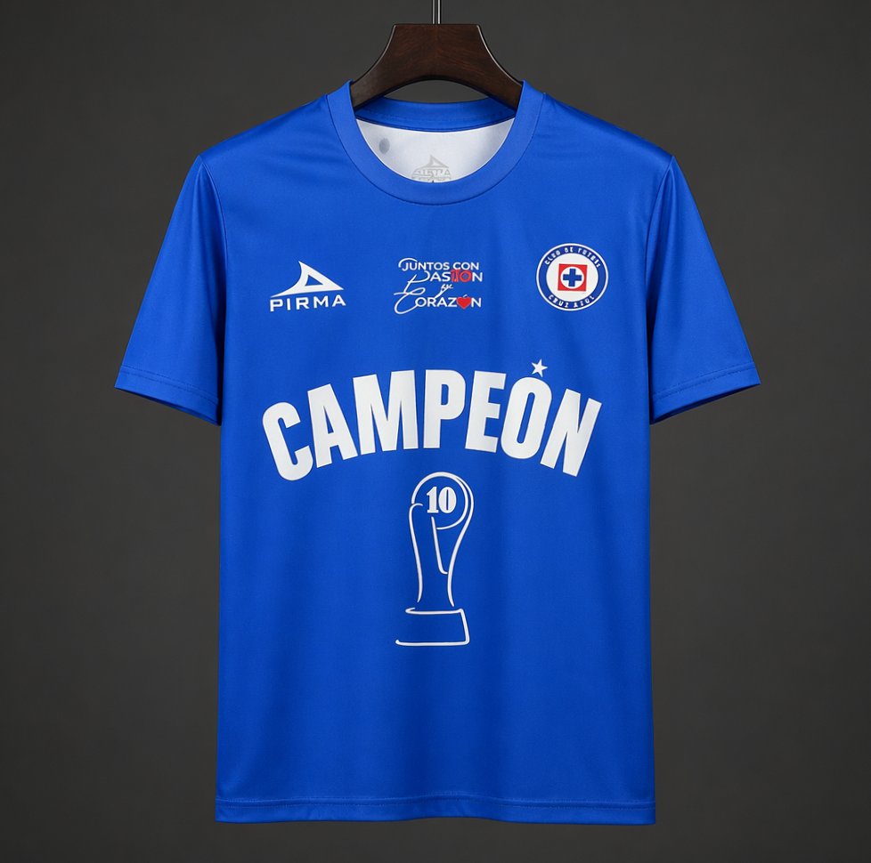 26/27 Cruz Azul Champions Blue Jersey
