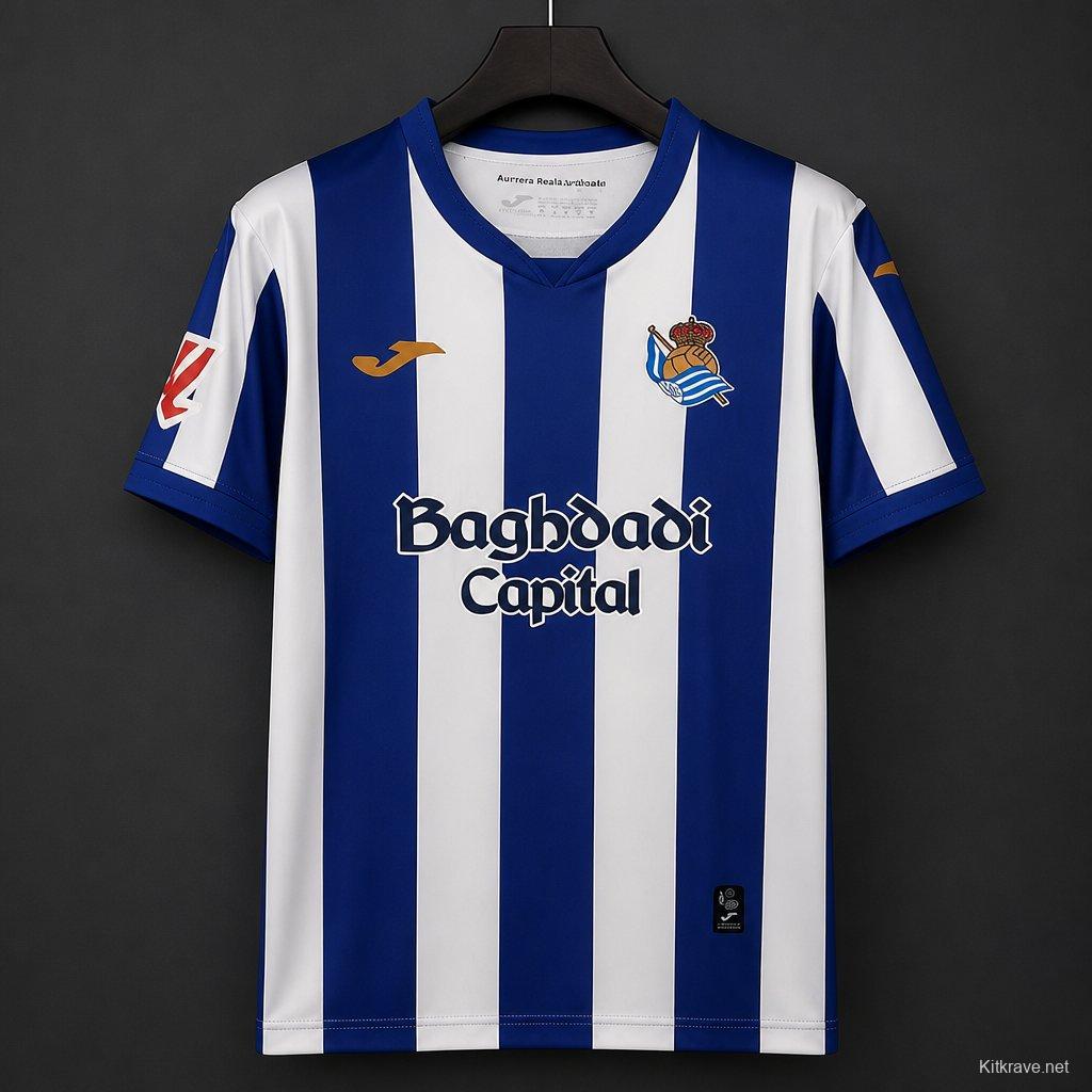 26/27 Real Sociedad home  jersey