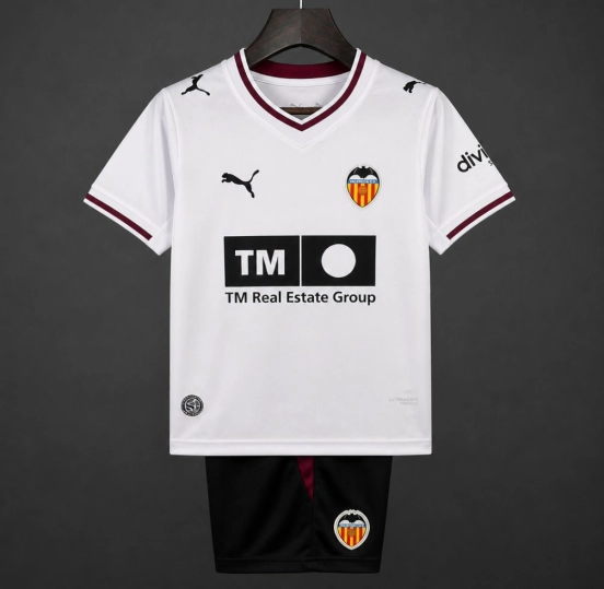 26/27 Kids Valencia CF Home Jersey