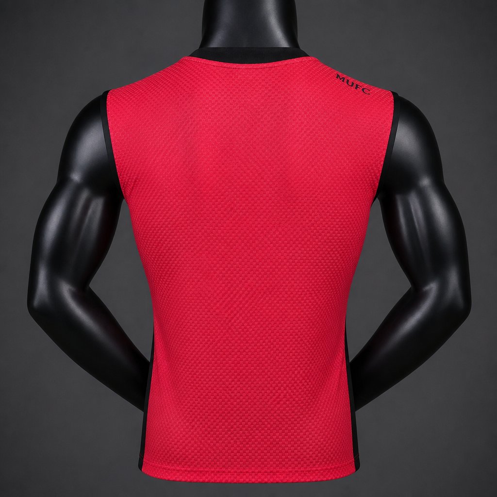 Player Version 26/27 Manchester United Red with Black Vest Jersey