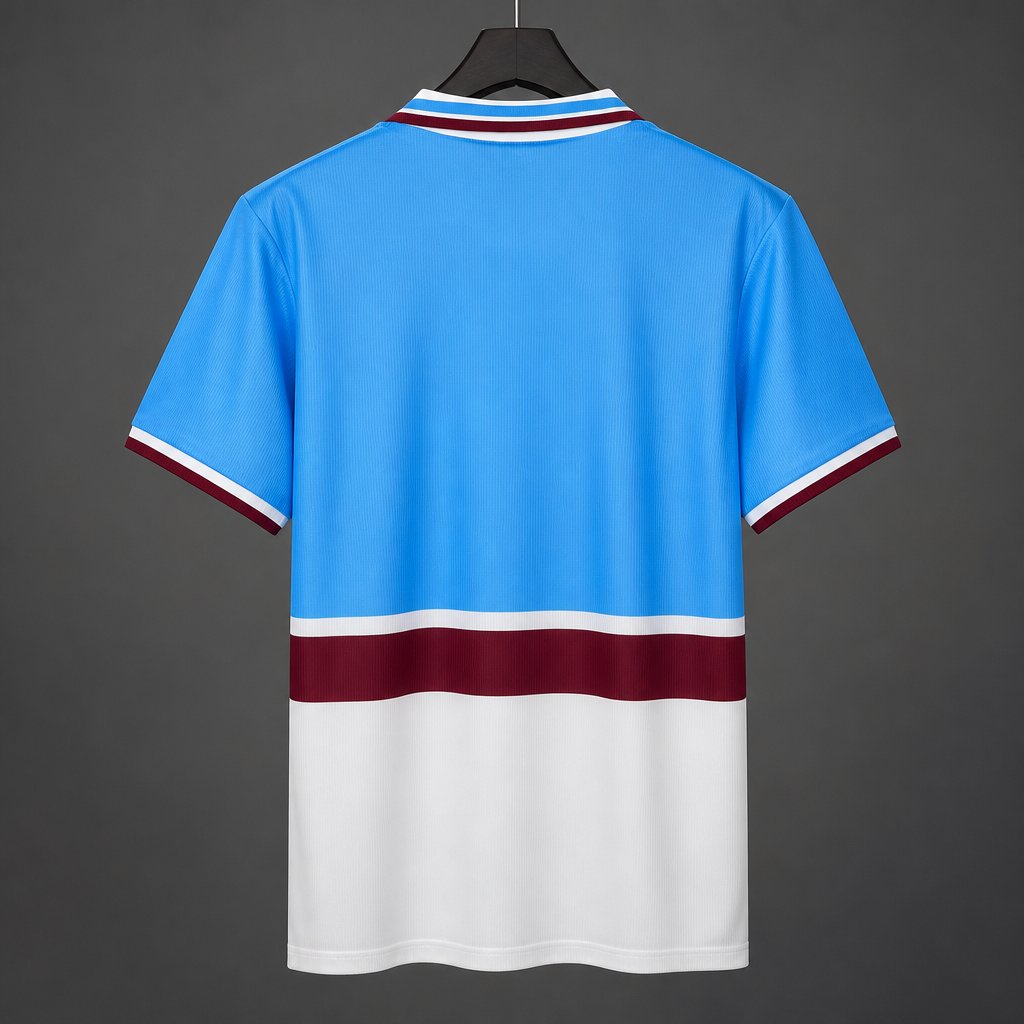 Retro 96/97  Aston Villa Sky Blue & White Away Jersey