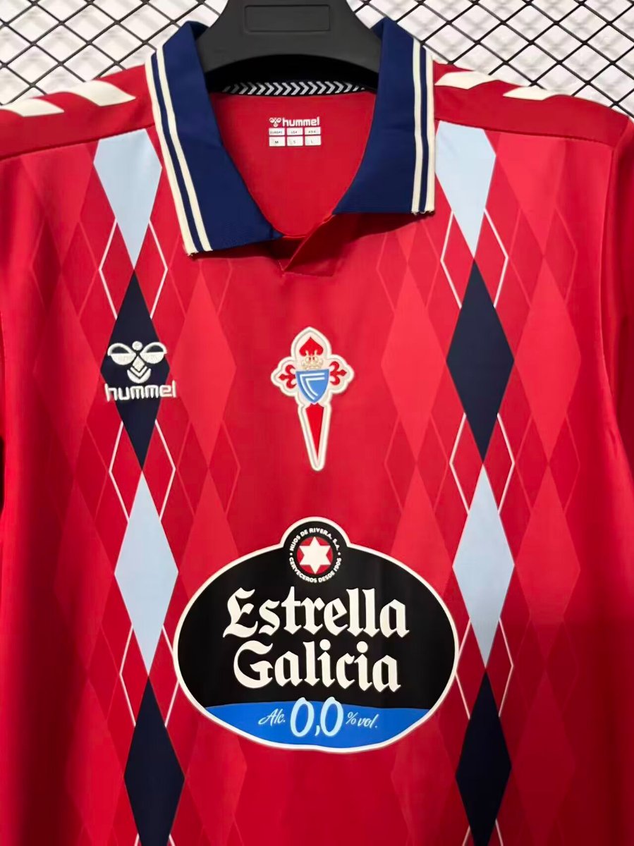 26/27 Celta de Vigo Third Red Jersey