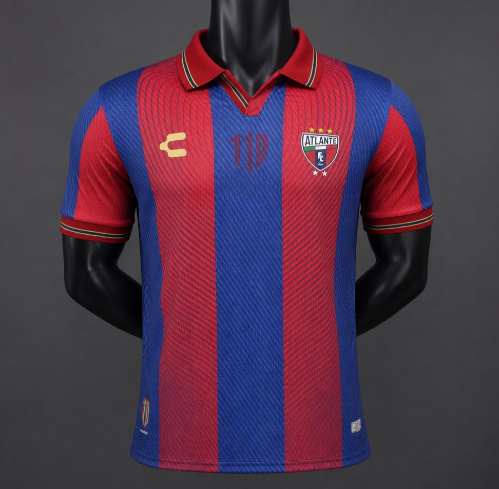 Player Version 26/27 Atlante Home Red Blue Jersey