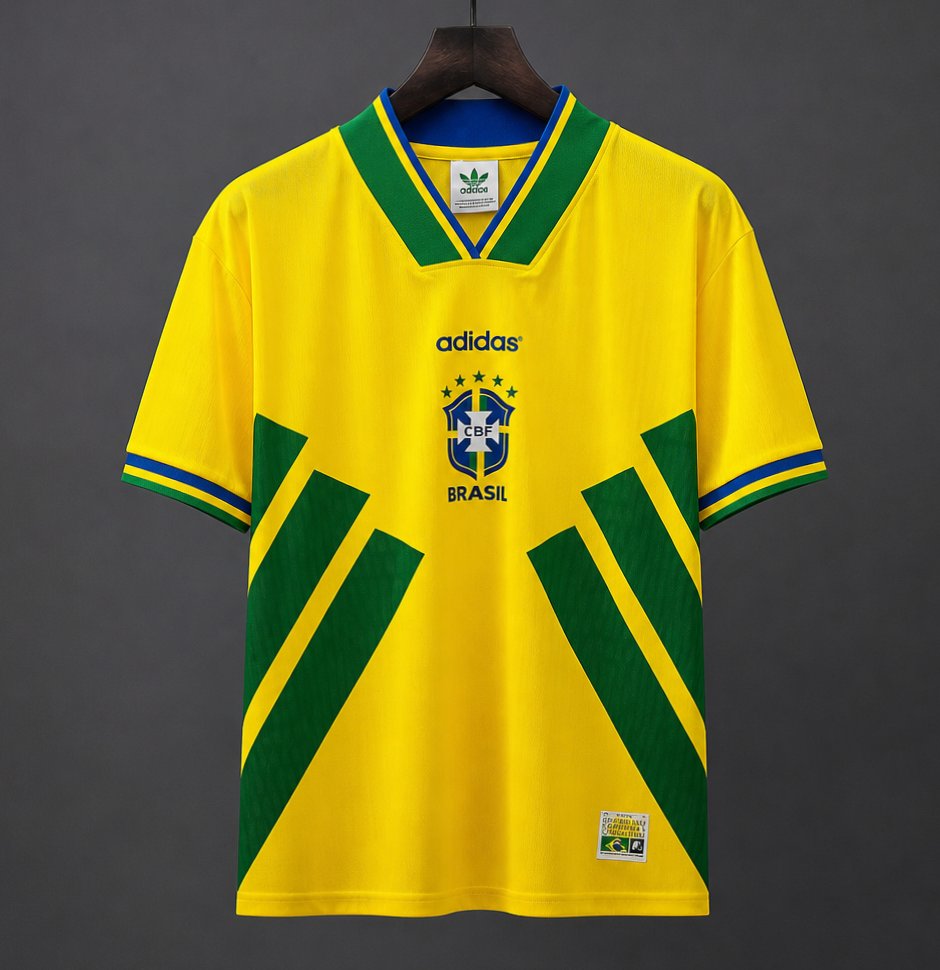 2026 Brazil Yellow 1994 Remake Vintage Remake Jersey