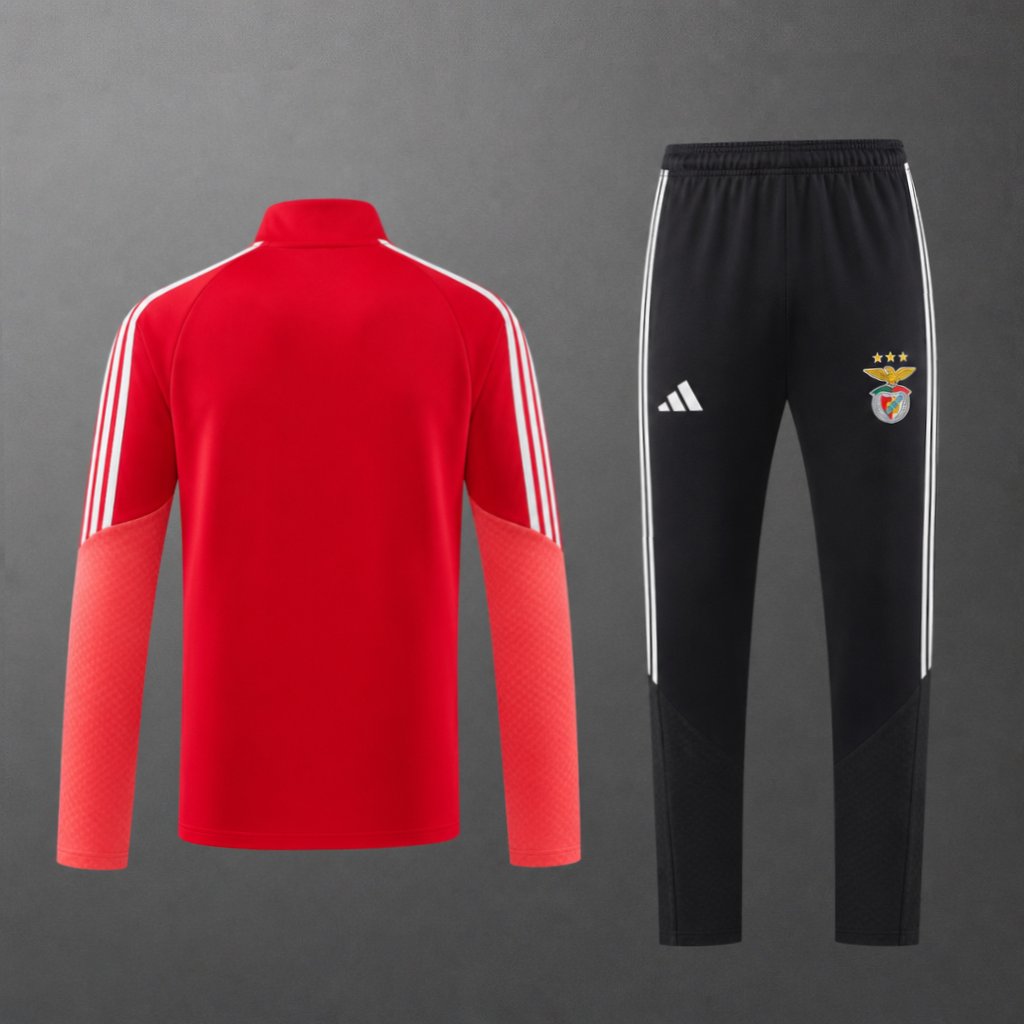 26/27 Benfica Red Half Zipper Jacket + Long Pants