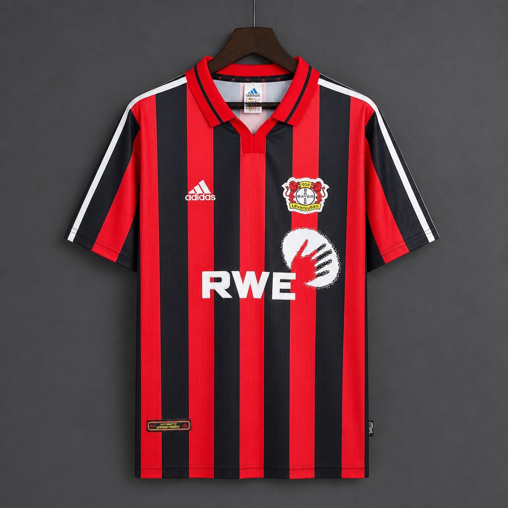 Retro 01/02 Bayer 04 Leverkusen Home Jersey