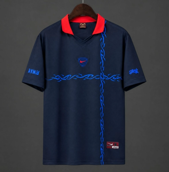 2026 Norway x Travis Scott Cactus Jack Total 90 Navy Jersey