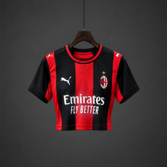 26/27 AC Milan Home Women Crop Jersey