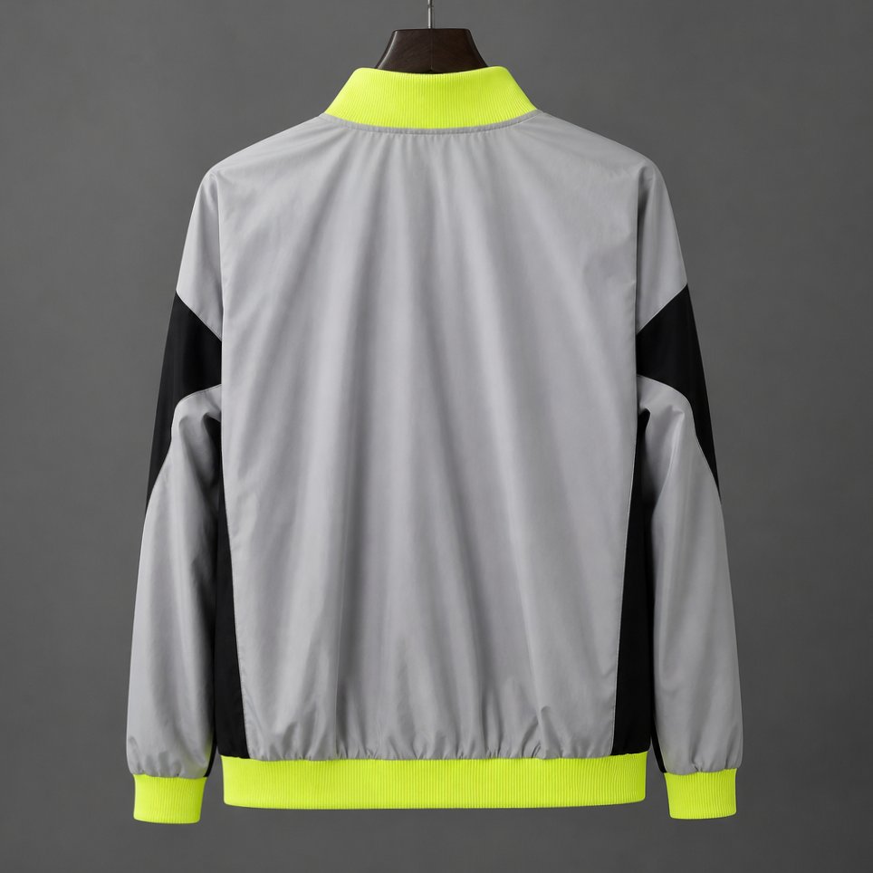26/27 Sporting CP Lisbon Grey Full Zipper Windbreaker