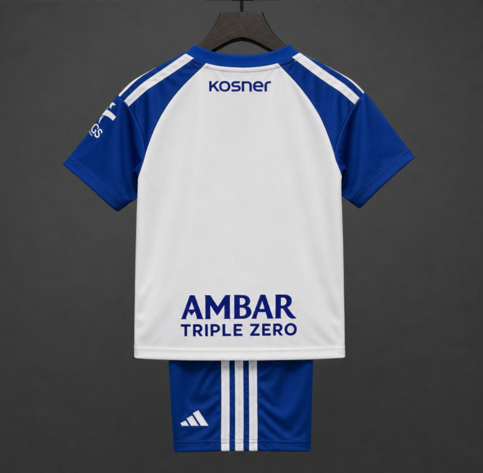 26/27 Kids Real Zaragoza Home White Jersey
