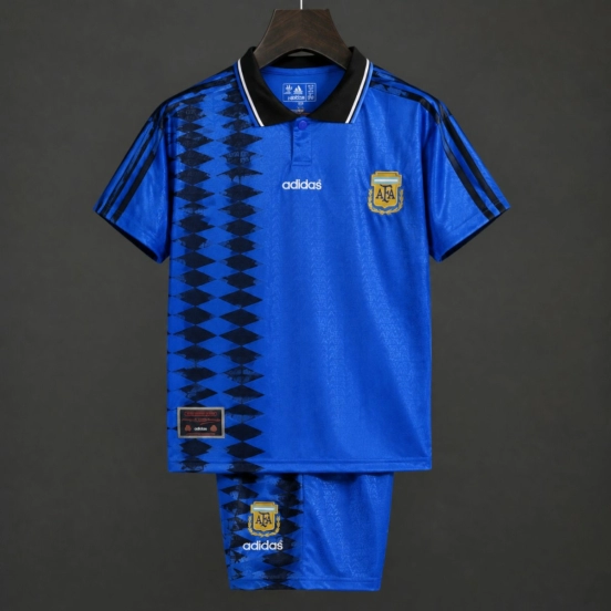 Retro Kids 1994 Argentina Away Jersey