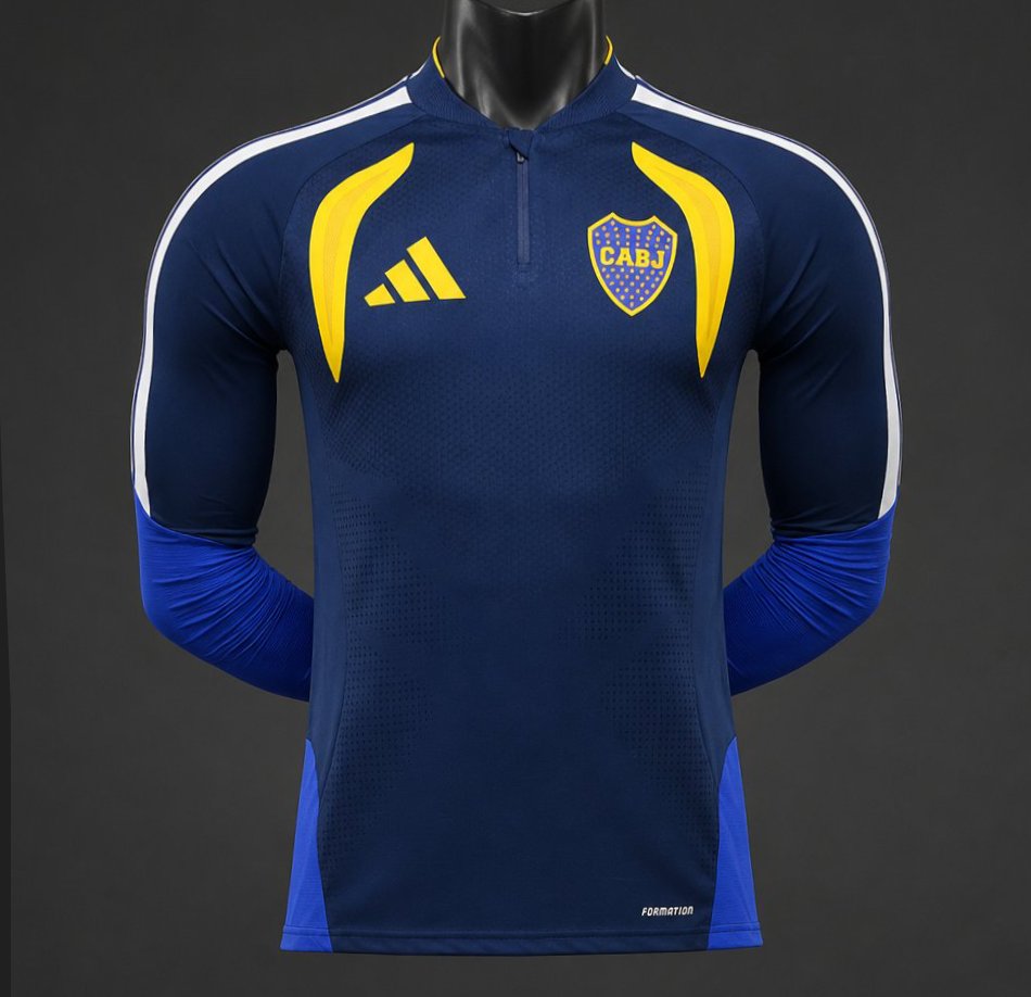 Player Version 26/27 Boca Juniors Blue Long Sleeve Jersey